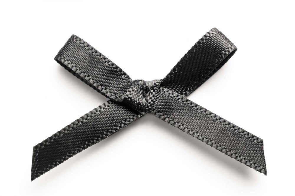 3mm women underwear small satin lingerie bows mini ribbon bow for