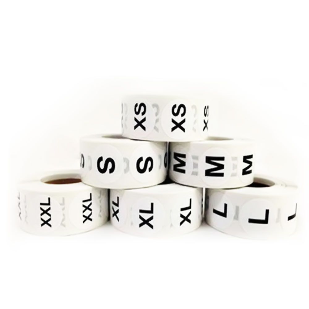 Garment Size Label Sticker | Garment Accessories & Suppliers ...