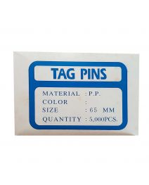 5000Pcs Tag Pin 65mm Black Garment Clothing Price Label Tagging Tag Tagger Gun Barbs Rope pin line tag holder sling PINS for Tag Gun
