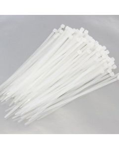 100 Pcs Nylon Cable Ties / Self-locking Plastic Wire Zip Ties Set 3.6*250mm /  Clear / MRO & Industrial Supply Fasteners & Hardware Cable 