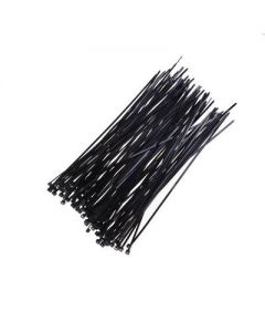 100 Pcs Nylon Cable Ties / Self-locking Plastic Wire Zip Ties Set 2.5*100mm / Black / MRO & Industrial Supply Fasteners & Hardware Cable 