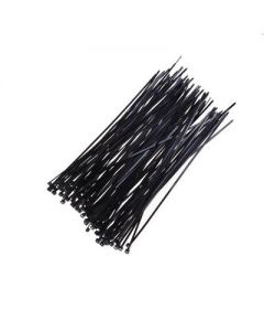 100 Pcs Nylon Cable Ties / Self-locking Plastic Wire Zip Ties Set 3.6*250mm /  Black / MRO & Industrial Supply Fasteners & Hardware Cable 