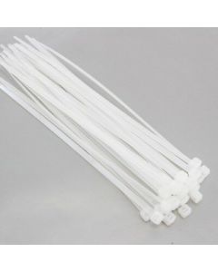 100 Pcs Nylon Cable Ties / Self-locking Plastic Wire Zip Ties Set 4.8*200mm / Clear/ MRO & Industrial Supply Fasteners & Hardware Cable 