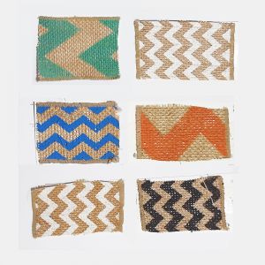 Zigzag Coloring Jute Tape