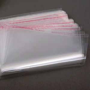 Adhesive Poly Bags Clear / 13x10.5 (1500Pcs)