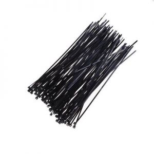 100 Pcs Nylon Cable Ties / Self-locking Plastic Wire Zip Ties Set 3.6*250mm /  Black / MRO & Industrial Supply Fasteners & Hardware Cable 