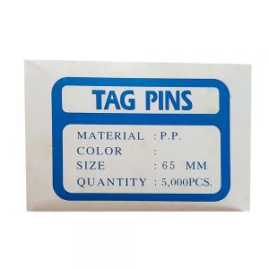 5000Pcs Tag Pin 65mm Black Garment Clothing Price Label Tagging Tag Tagger Gun Barbs Rope pin line tag holder sling PINS for Tag Gun