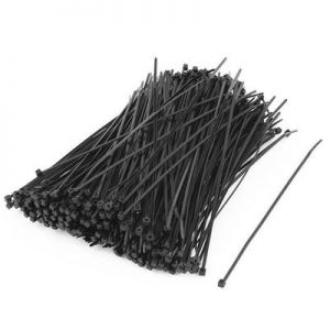 100 Pcs Nylon Cable Ties / Self-locking Plastic Wire Zip Ties Set 2.5*100mm / Black /  MRO & Industrial Supply Fasteners & Hardware Cable 