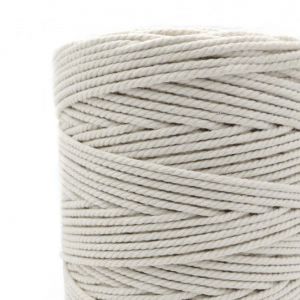 1mm to 8mm Raw white Twisted String Natural Cotton Cord